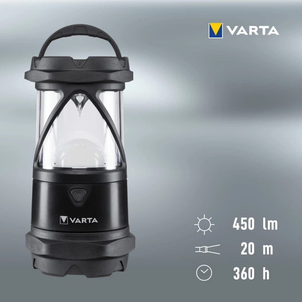 Varta 18761101111 INDESTRUCTIBLE L30 PRO Torcia a mano LED 450 lm IP67 a prova di shock fino a 4 m colore Nero