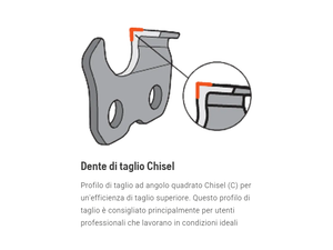 Catena Husqvarna X-Cut C85 3/8 1.5mm Motoseghe forestali professionali - 68E