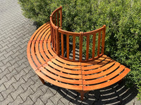 Panca per alberi, panca rotonda grande 190 / 70 cm