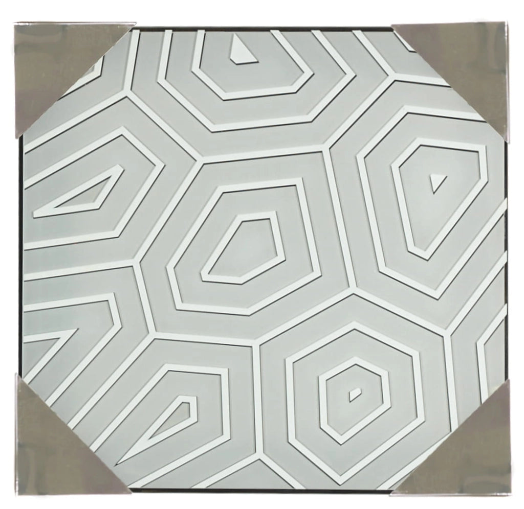 Candellux Plafoniera Aston 10-05502 argento quadrata 2xE27