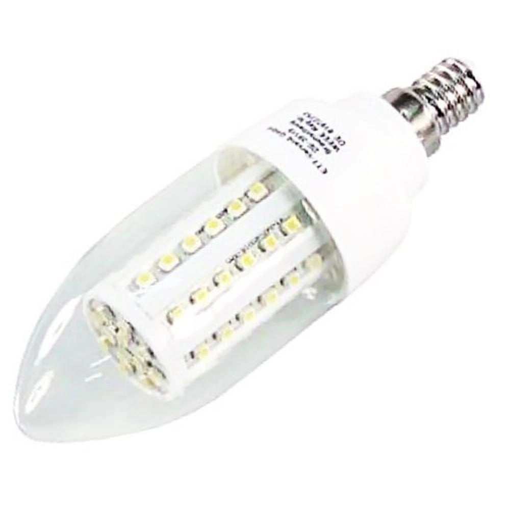 Trade Shop - Lampadina Led Con 60smd E14 9w Lunga Durata - Luce Calda E Fredda Siluro - -bianco Caldo      -