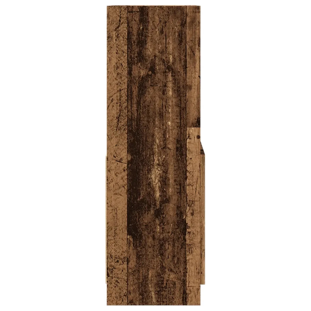 Credenza | Madia | Buffet da pranzo | Armadio da pranzo Legno Antico 63x33x100 cm in Truciolato