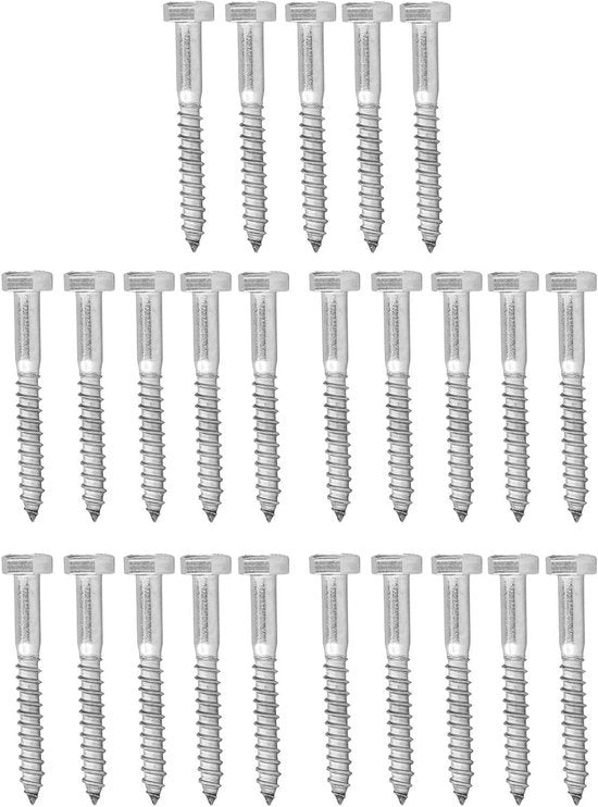 Viti in acciaio inossidabile a testa a 6 facce - Viti a testa a 6 facce in legno - Viti a testa a 6 facce autoalimentanti (M6*50MM)