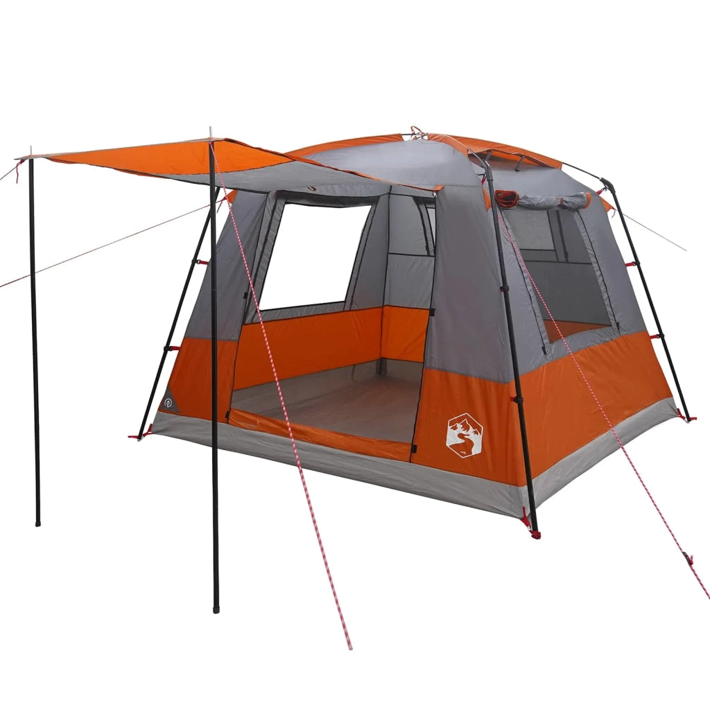 Tenda Party Grigio e arancione 10 persone