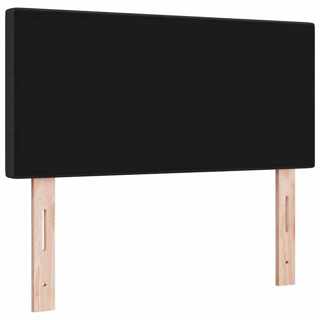 Testiera Grigio scuro 100 cm Tessuto in Cords 42007050