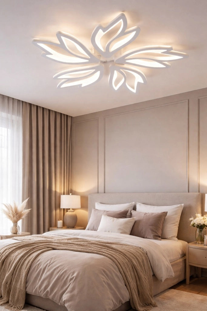 Plafoniera LED dimmerabile 5 luci bianca Vargo