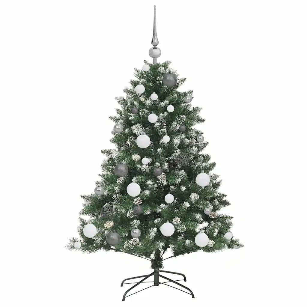 Albero di Natale artificiale con 150 LED Verde 120 cm