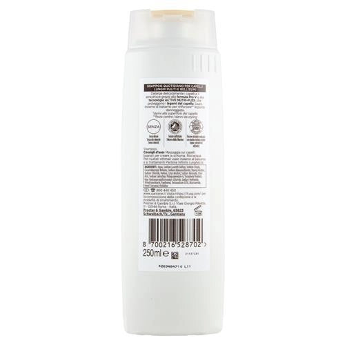 PANTENE PRO-V ACTIVE NUTRI-PLEX SHAMPOO INFINITE LUNGHEZZE RIPARA I CAPELLI LUNGHI FINO ALL'ULTIMO CENTIMETRO 250 ML