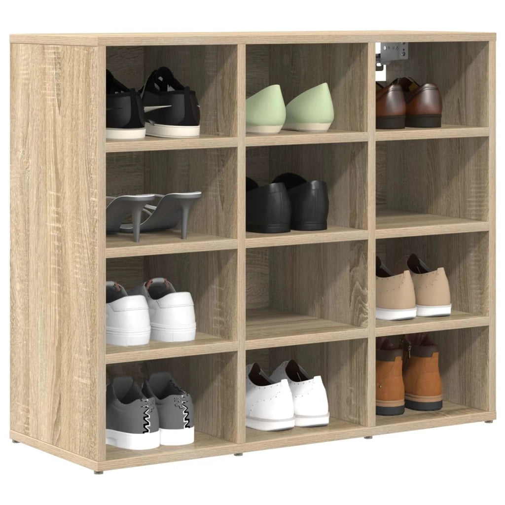 Mobile per scarpe-Scarpiera Rovere Sonoma 77,5 x 30 x 67 cm