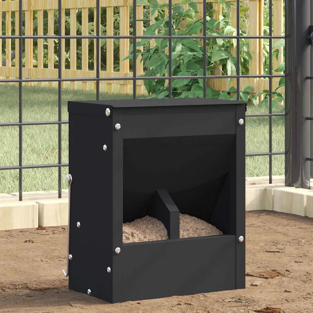 Mangiatore per conigli Nero 20 x 12,5 x 25 cm CFW7872466