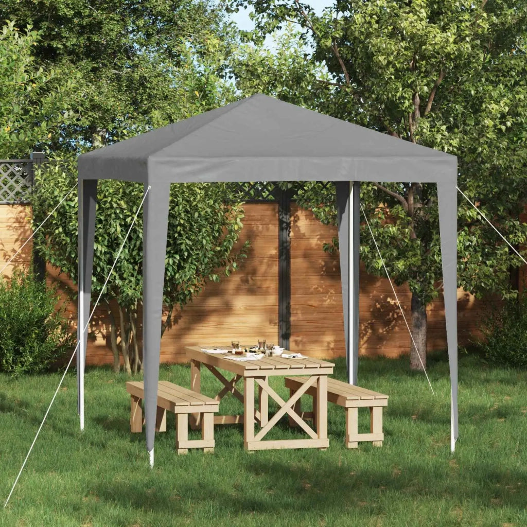 Tenda Party 200 x 200 x 240 cm Grigio Chiaro PE e Acciaio 42032985