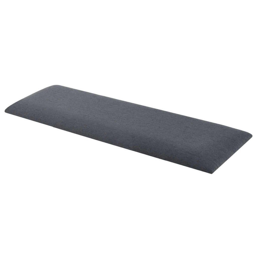 Set di 2 cuscini da parete in tessuto 90 x 30 cm grigio scuro 03_0010580