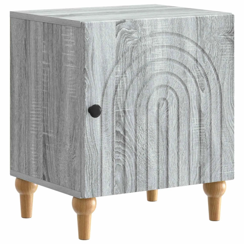 Comodino | Armadio da Notte | Mobiletto da notte Grigio Sonoma 43 x 34,5 x 50 cm
