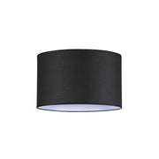 Paralume Cilindro Set Tessuto Nero D45
