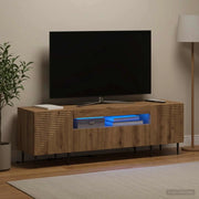 Mobile TV LED Rovere Artigianale Legno ingegnerizzato 896914