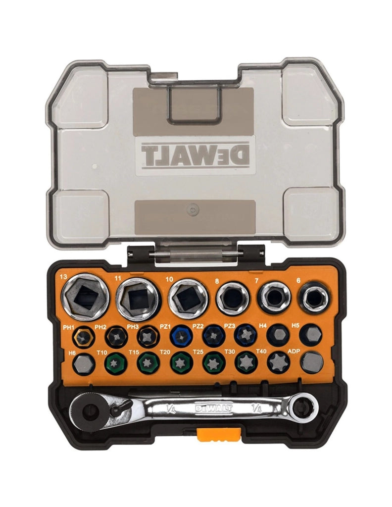 Set punte e bussole DeWALT DT70906-QZ edición McLaren (24 pezzi)