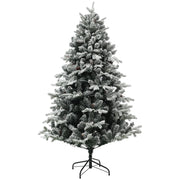 Albero di Natale Artificiale Innevato 180 cm 793 Rami con Luci LED