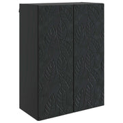 Mobiletto a muro Nero 66 x 34,5 x 90 cm Legno ingegnerizzato 898736