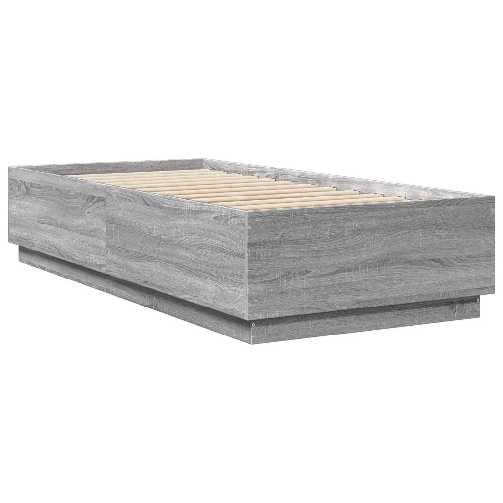 Struttura del letto Sonoma grigio 80 x 200 cm 3429657