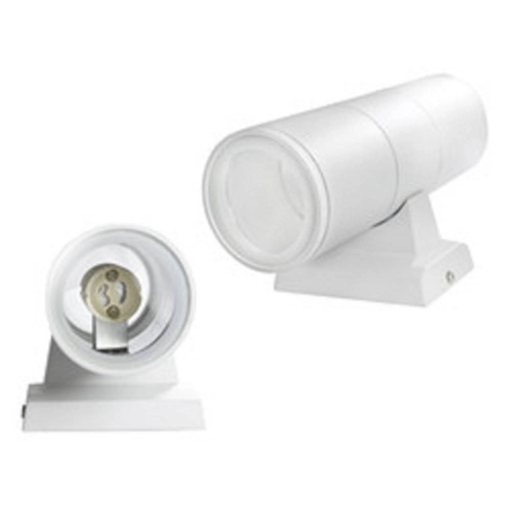 Trade Shop - Applique Doppia Emissione A Parete Giardino Esterno Ip55 Portalampada Gu10 Es01 -