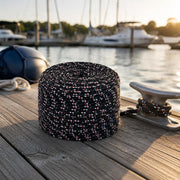 Boat Rope, Black, 8 Mm, 50 M, Polypropylene