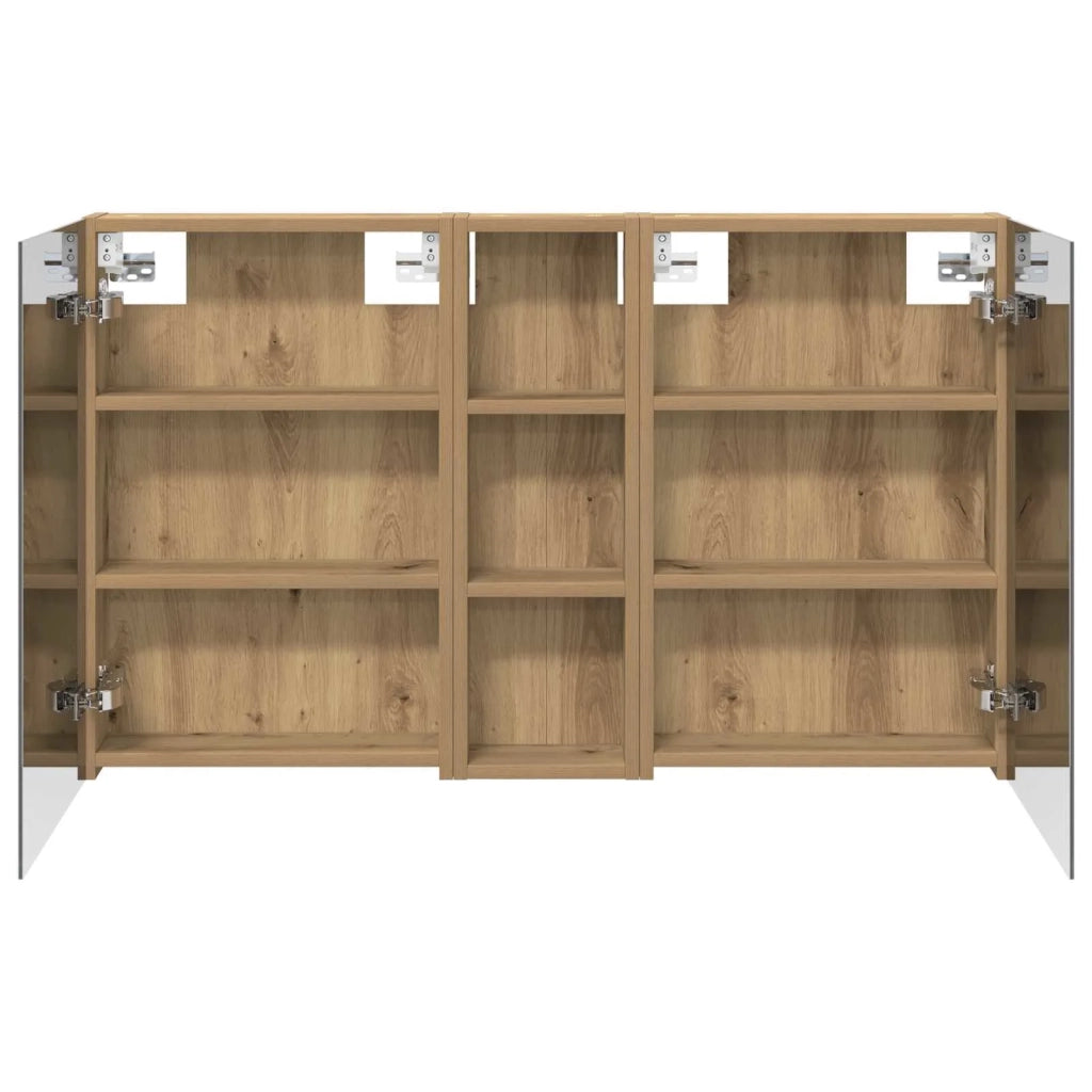 Set di Armadi da Bagno con porta 3 pcs 100 x 10,5 x 60,5 cm 3403703