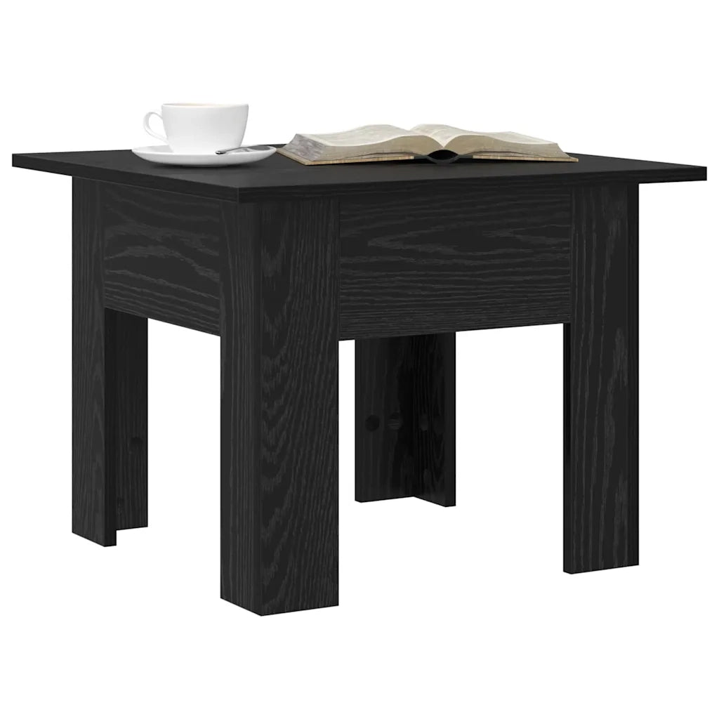 vidaXL Tavolino da salotto Rovere nero Legno multistrato