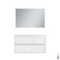 Composizione mobile bagno 100 cm ELEGANCE Bianco Opaco
