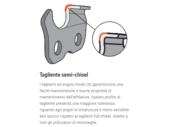 Catena Husqvarna X-Cutacirc;cent; S93G 3/8acirc; mini 1.3mm per arboricoltura fino a 56 maglie - 52E