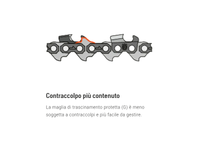 Catena Husqvarna X-Cutacirc;cent; S93G 3/8acirc; mini 1.3mm per arboricoltura fino a 56 maglie - 52E