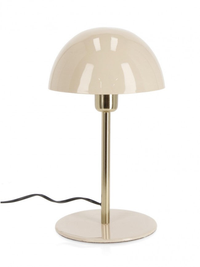 Lampada Tavolo Metallo Beige Moderna da Interni H36 - CAMPBELL