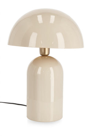 Lampada Tavolo Metallo Beige Moderna da Interno H45 cm - CAMPBELL