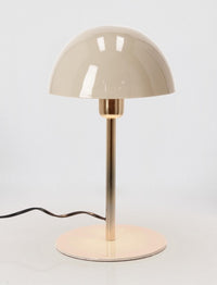 Lampada Tavolo Metallo Beige Moderna da Interni H36 - CAMPBELL