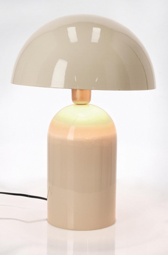 Lampada Tavolo Metallo Beige Moderna da Interno H45 cm - CAMPBELL