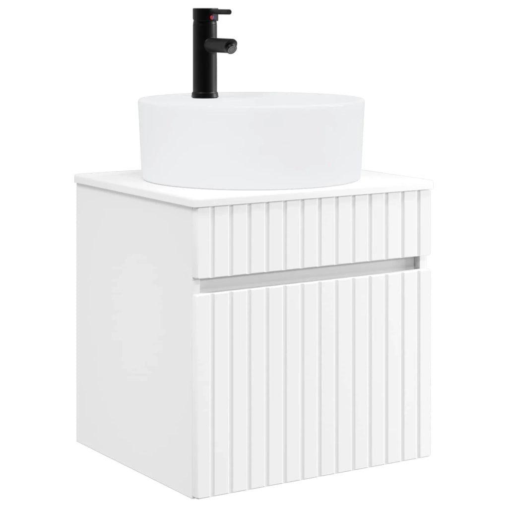 Set di Armadi da Bagno 5 pcs Bianco 53 x 15,5 x 70 cm 3406607