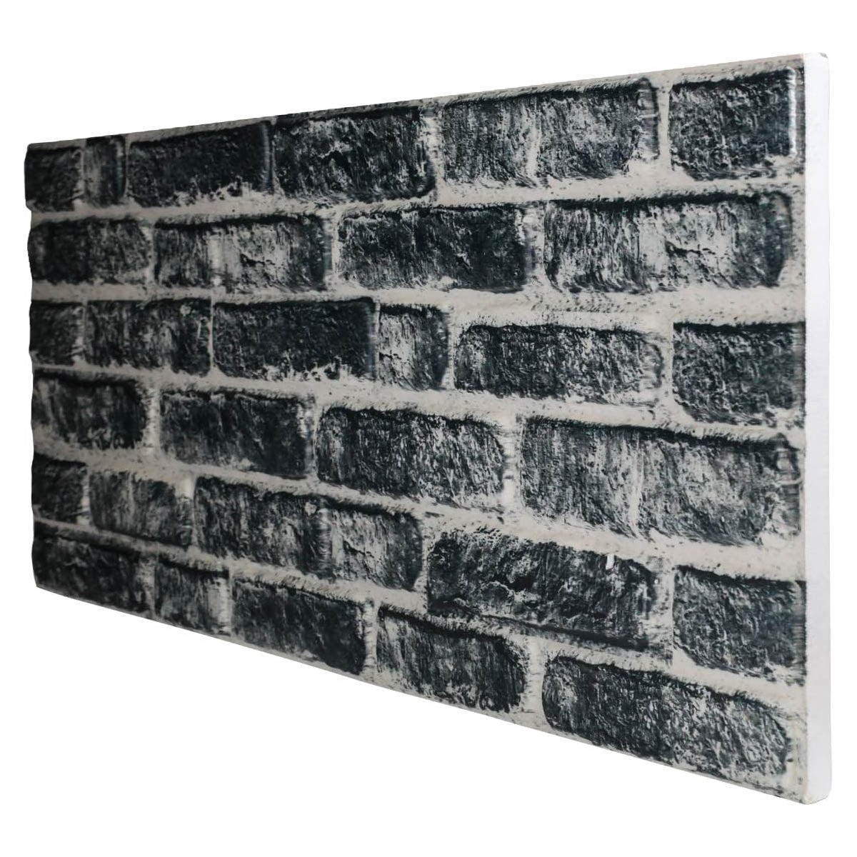 RETAIL BOX da 10 pannelli (5 MQ) - CARBON - pannello finto mattone in EPS Resinato Misura 100x50 Cm spessore 2 cm