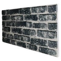 RETAIL BOX da 10 pannelli (5 MQ) - CARBON - pannello finto mattone in EPS Resinato Misura 100x50 Cm spessore 2 cm