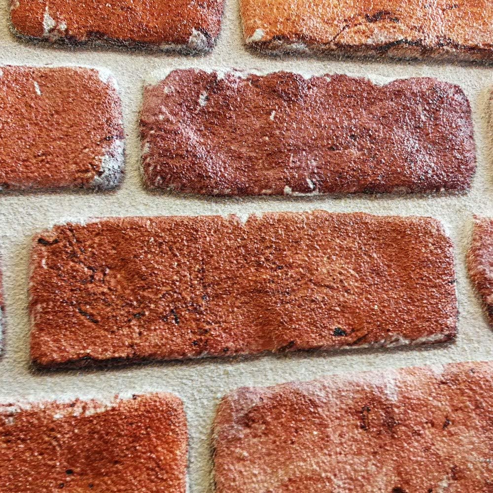 RETAIL BOX da 10 pannelli (5 MQ) - FOCOLARE - pannello finto mattone in EPS Resinato Misura 100x50 Cm spessore 2 cm