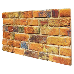 RETAIL BOX da 10 pannelli (5 MQ) - MATTONCINO COPPER pannello finto mattone in EPS Resinato Misura 100x50 Cm spessore 2 cm