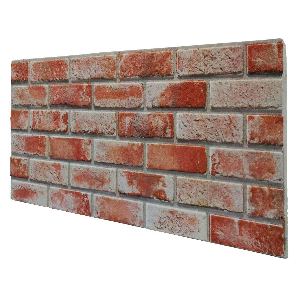 RETAIL BOX da 10 pannelli (5 MQ) - MATTONCINO ROSSO pannello finto mattone in EPS Resinato Misura 100x50 Cm spessore 2 cm