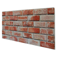 RETAIL BOX da 10 pannelli (5 MQ) - MATTONCINO ROSSO pannello finto mattone in EPS Resinato Misura 100x50 Cm spessore 2 cm