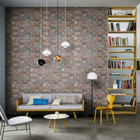 RETAIL BOX da 10 pannelli (5 MQ) - Old Manchester - Pannello finto Mattone in EPS Resinato Misura 100x50 cm Spessore 2 Cm