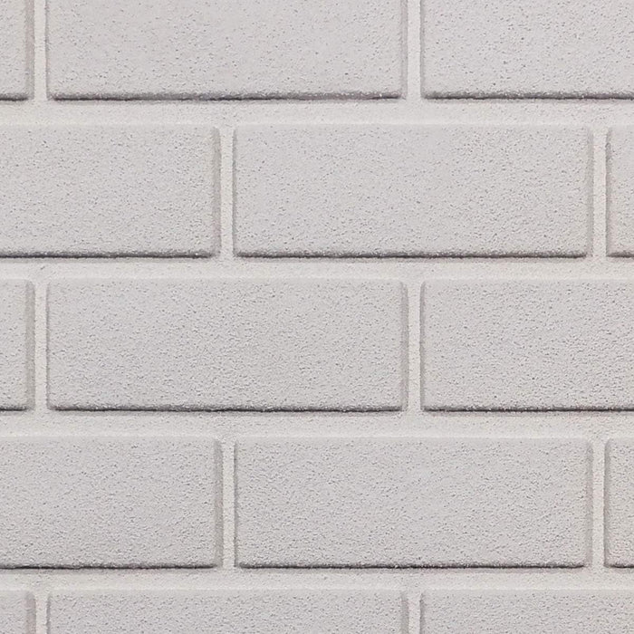 RETAIL BOX da 10 pannelli (5 MQ) - Pannello finto mattone BIANCO In EPS Resinato Misura 100x50 Cm Spessore 2 Cm