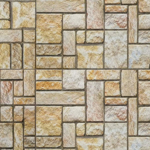 RETAIL BOX da 10 pannelli (5 MQ) SATURNIA Stone - Pannello finta Pietra in EPS Resinato Misura 100x50 cm Spessore 2 Cm