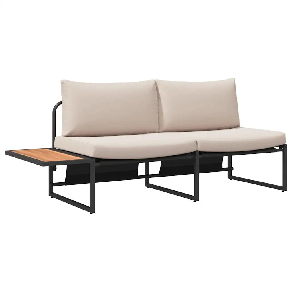 Set da Pranzo per Giardino 3 pz | Set Salotto da Giardino Talpa Acciaio