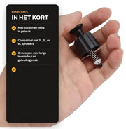 Accessorio per irrigazione - Valvola di sicurezza - Drenaggio di eccesso - Adatto per 3L/5L/8L - Facile da installare - Materiale PP premium