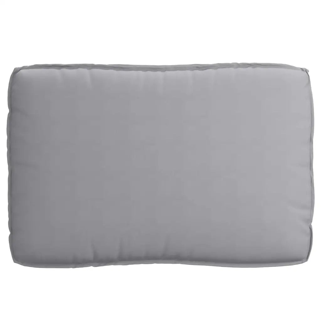 vidaXL Set di Cuscini per Pallet 3 pcs Grigio 120 x 80 x 12 cm