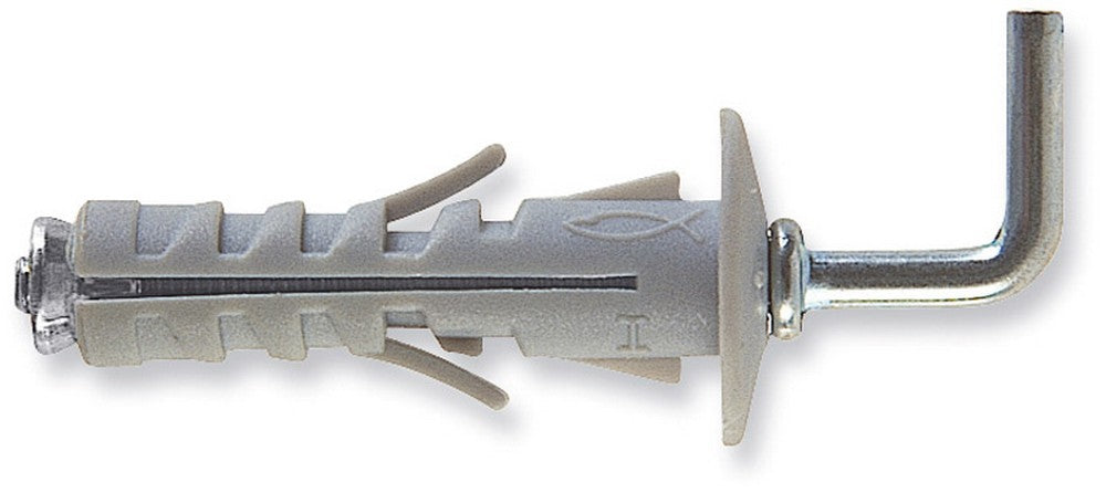 tassello sb 12/2 con gancio medio 100 pz. mm. 12x45 cod:ferx.vit526