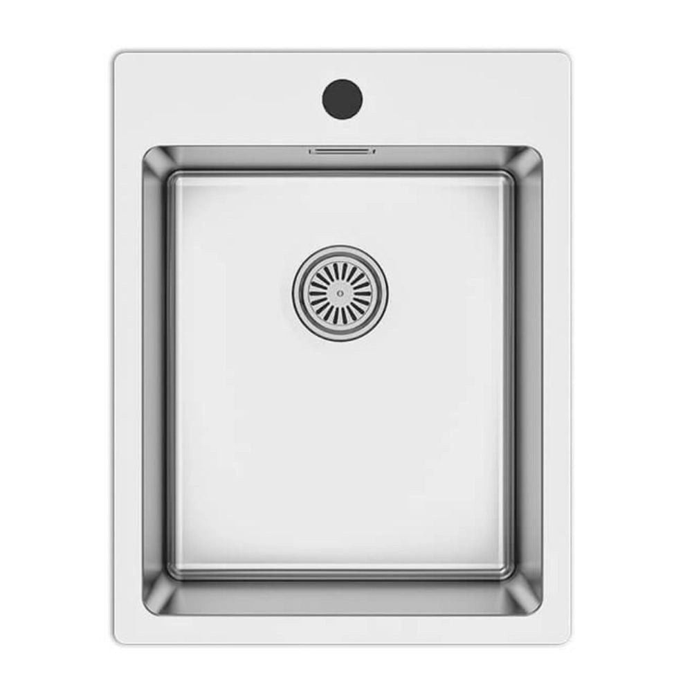 Lavello da incasso SA349 1 vasca 39x50.5 cm. inox