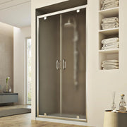 Porta Doccia 110CM H185 stampato C  mod. Sintesi 2 Ante